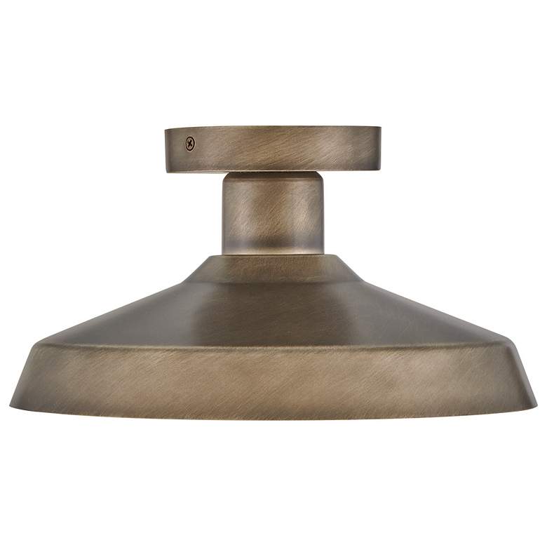 Image 6 Hinkley Forge Forge 12" Wide Burnished Bronze Outdoor Ceiling Light more views