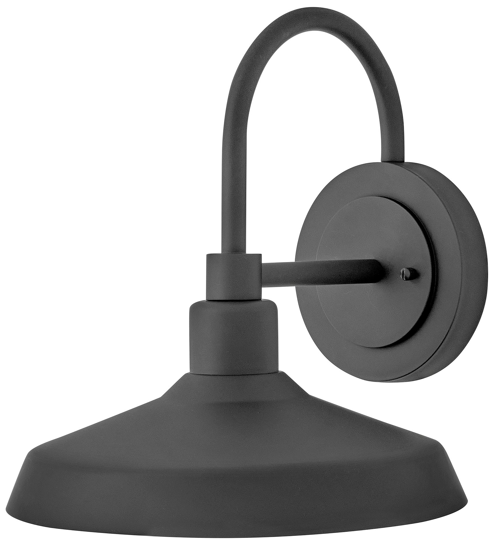 Hinkley Forge Outdoor Medium Wall Mount Barn Light 13.25" Black
