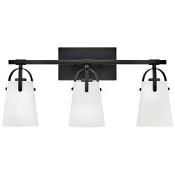 Hinkley Foster 22 3/4" Wide Black 3-Light Vanity Bath Light