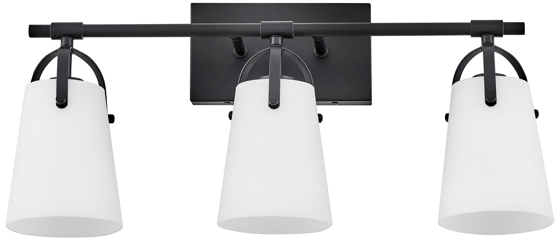 Image 3 Hinkley Foster 22 3/4" Wide Black 3-Light Vanity Bath Light more views