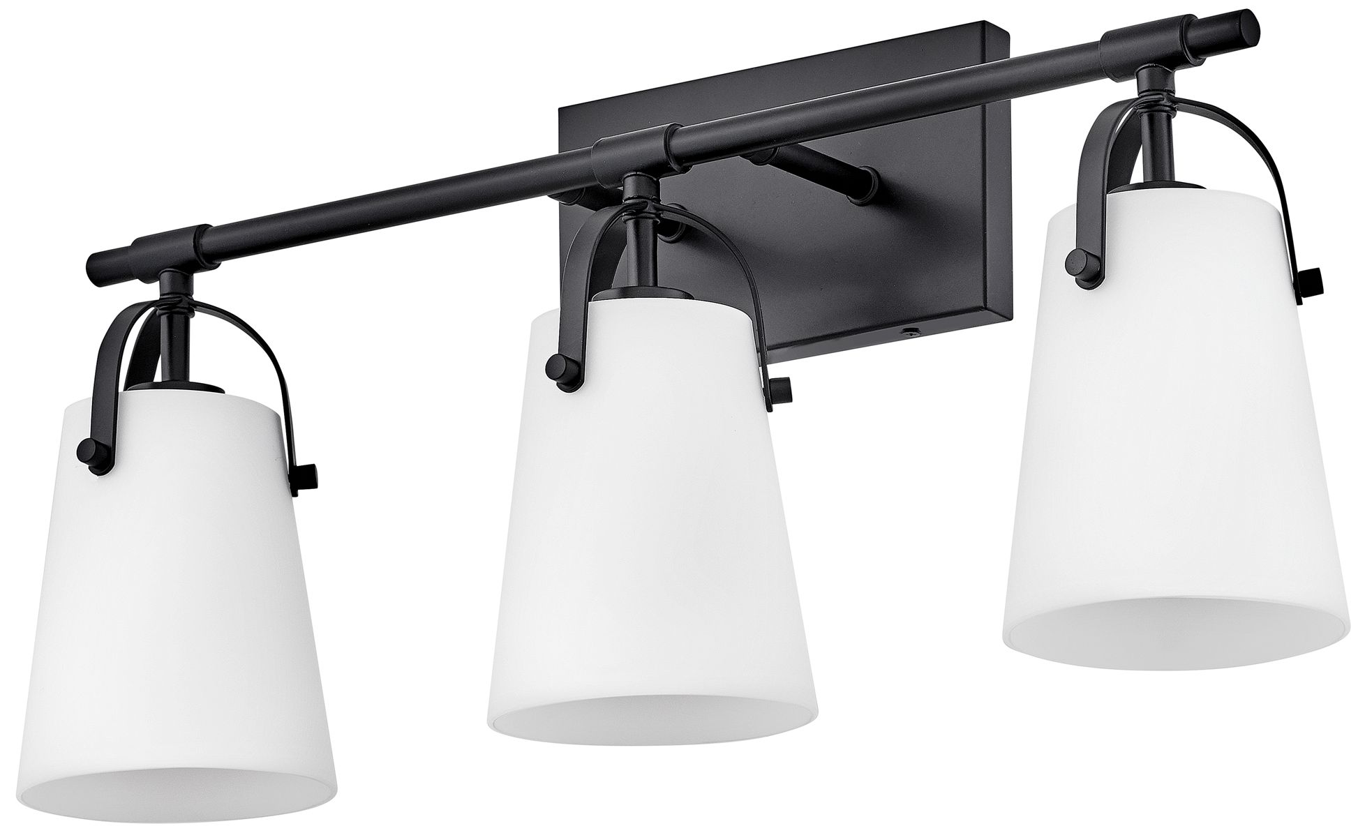 Image 7 Hinkley Foster 22 3/4" Wide Black 3-Light Vanity Bath Light more views