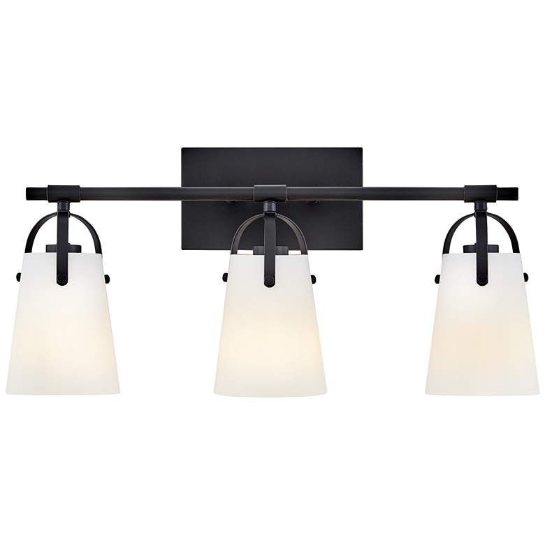 Image 2 Hinkley Foster Medium Three Light Vanity Black more views