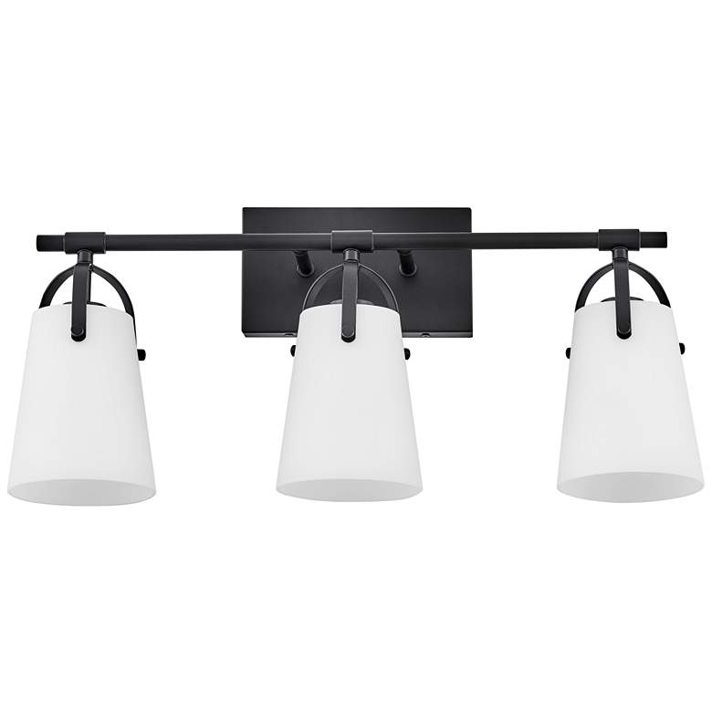 Image 3 Hinkley Foster Medium Three Light Vanity Black more views