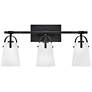 4_Hinkley Foster Medium Three Light Vanity Black more views