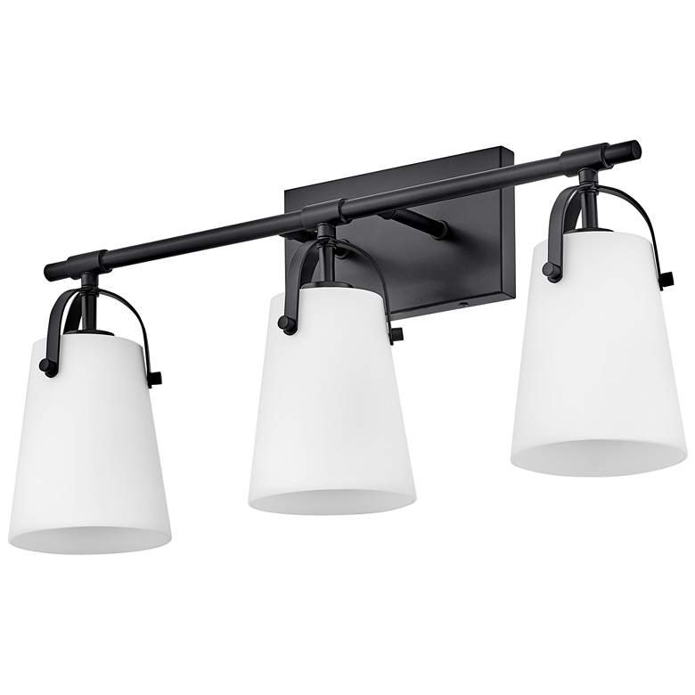 Image 7 Hinkley Foster Medium Three Light Vanity Black more views