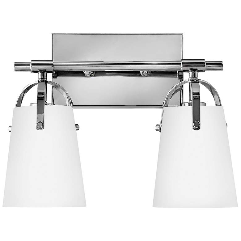 Image 1 Hinkley Foster Small Two Light Vanity Chrome