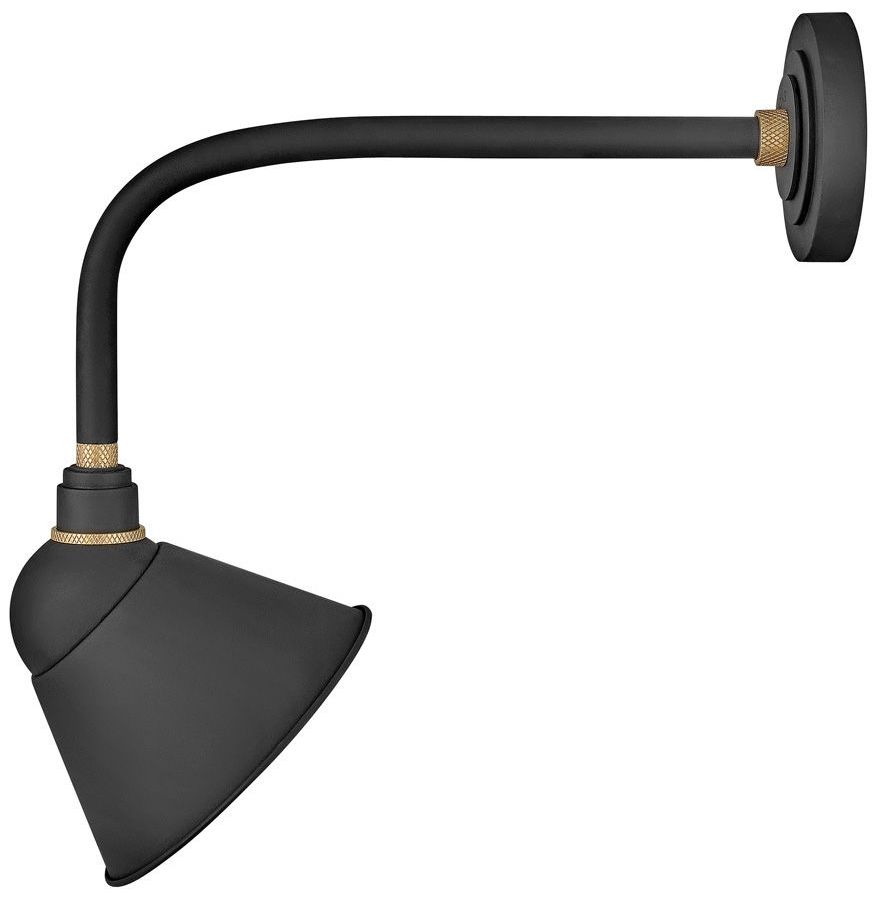 Hinkley Foundry 20 1/2" High Textured Black Outdoor Sign Light 70N62