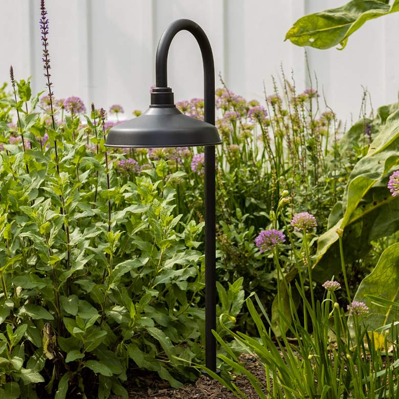 Image 1 Hinkley Foundry 22" High Textured Black Landscape LED Path Light