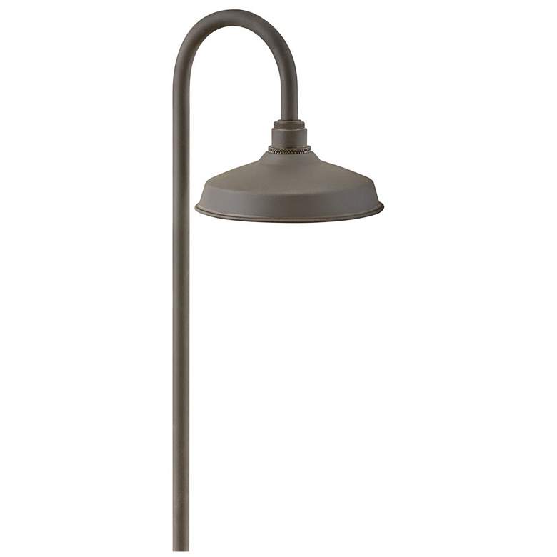 Image 1 Hinkley Foundry 22 inch High Textured Bronze Landscape LED Path Light