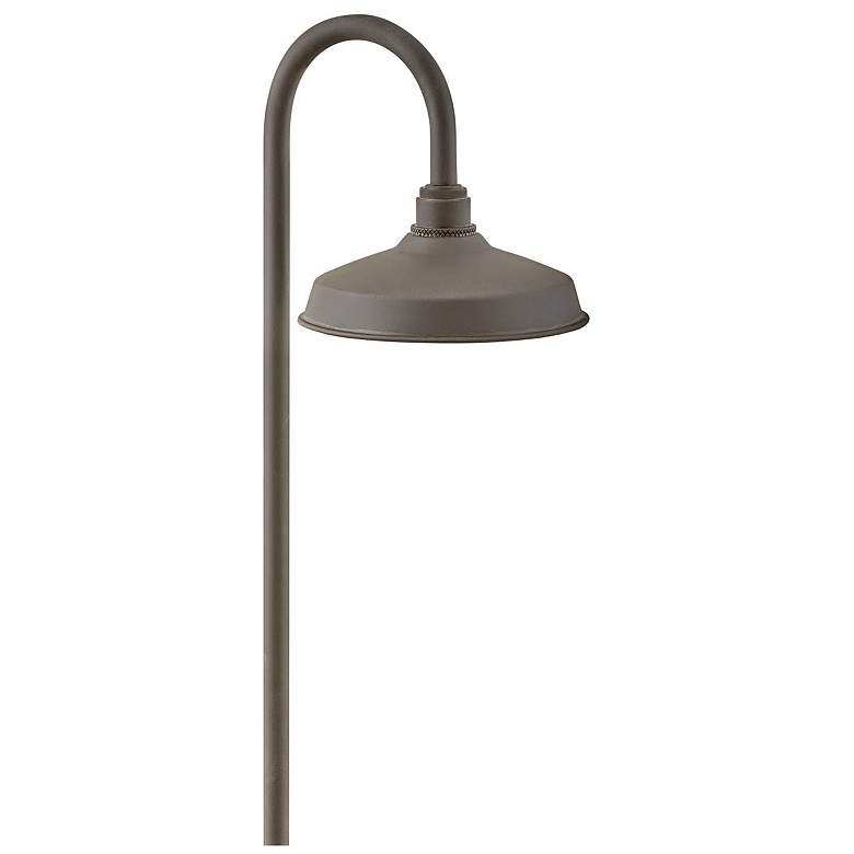 Image 1 Hinkley Foundry 22 inch High Textured Bronze Landscape LED Path Light