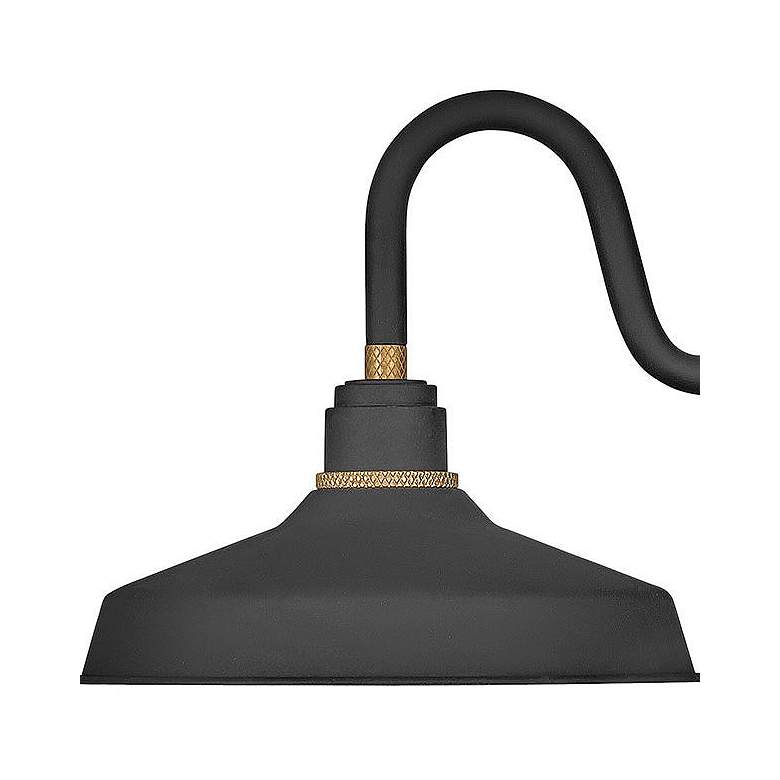 Image 2 Hinkley Foundry 9 1/4"H Industrial Black Outdoor Barn Wall Light more views