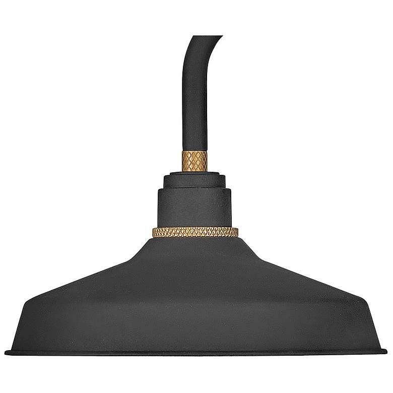 Image 3 Hinkley Foundry 9 1/4"H Industrial Black Outdoor Barn Wall Light more views