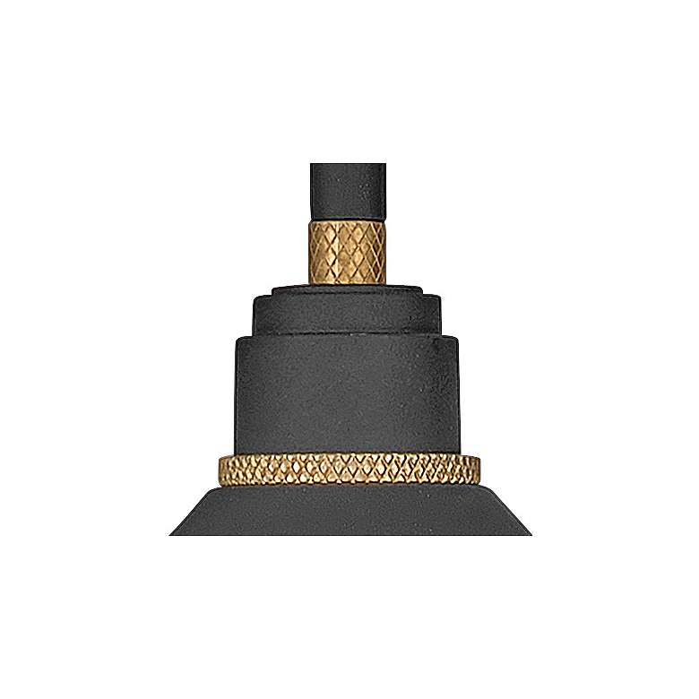 Image 4 Hinkley Foundry 9 1/4"H Industrial Black Outdoor Barn Wall Light more views