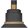 4_Hinkley Foundry 9 1/4"H Industrial Black Outdoor Barn Wall Light more views