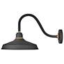 3_Hinkley Foundry Classic 15 1/4" High Black Outdoor Barn Wall Light