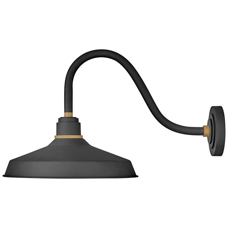 Image 4 Hinkley Foundry Classic 15 1/4" High Black Outdoor Barn Wall Light more views