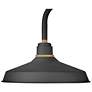 5_Hinkley Foundry Classic 15 1/4" High Black Outdoor Barn Wall Light more views