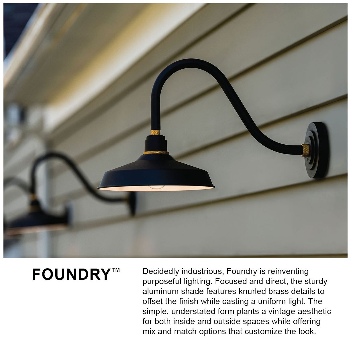 Hinkley Foundry Classic 15 1/4" High Black Outdoor Barn Wall Light in scene