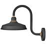 2_Hinkley Foundry Classic 17" Textured Black Outdoor Barn Wall Light more views