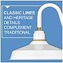 7_Hinkley Foundry Classic 9 1/4" Gloss White Outdoor Barn Wall Light more views