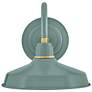 5_Hinkley Foundry Classic 9 1/4" High Sage Green Outdoor Barn Light more views