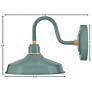 Hinkley Foundry Classic 9 1/4" High Sage Green Outdoor Barn Light