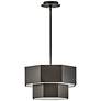 5_Hinkley Foyer 16 1/2" Wide Black Oxide Facet Modern Pendant more views