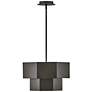 6_Hinkley Foyer 16 1/2" Wide Black Oxide Facet Modern Pendant more views