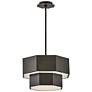 7_Hinkley Foyer 16 1/2" Wide Black Oxide Facet Modern Pendant more views