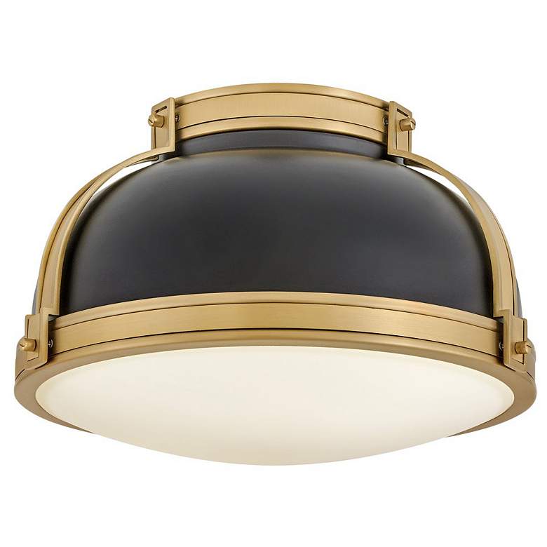Image 1 Hinkley Foyer Barton Medium Flush Mount Black
