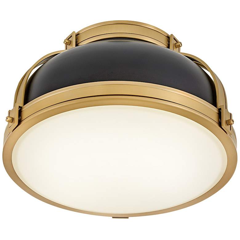 Image 6 Hinkley Foyer Barton Medium Flush Mount Black more views