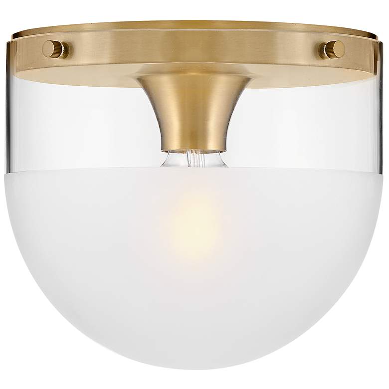 Image 2 Hinkley - Foyer Beck Small Flush Mount- Lacquered Brass more views