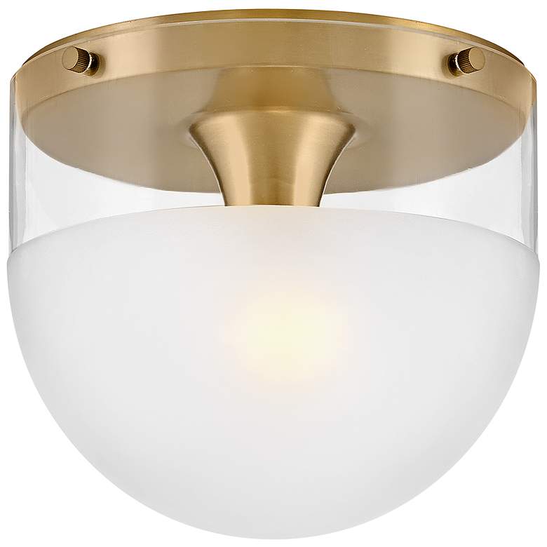 Image 3 Hinkley - Foyer Beck Small Flush Mount- Lacquered Brass more views