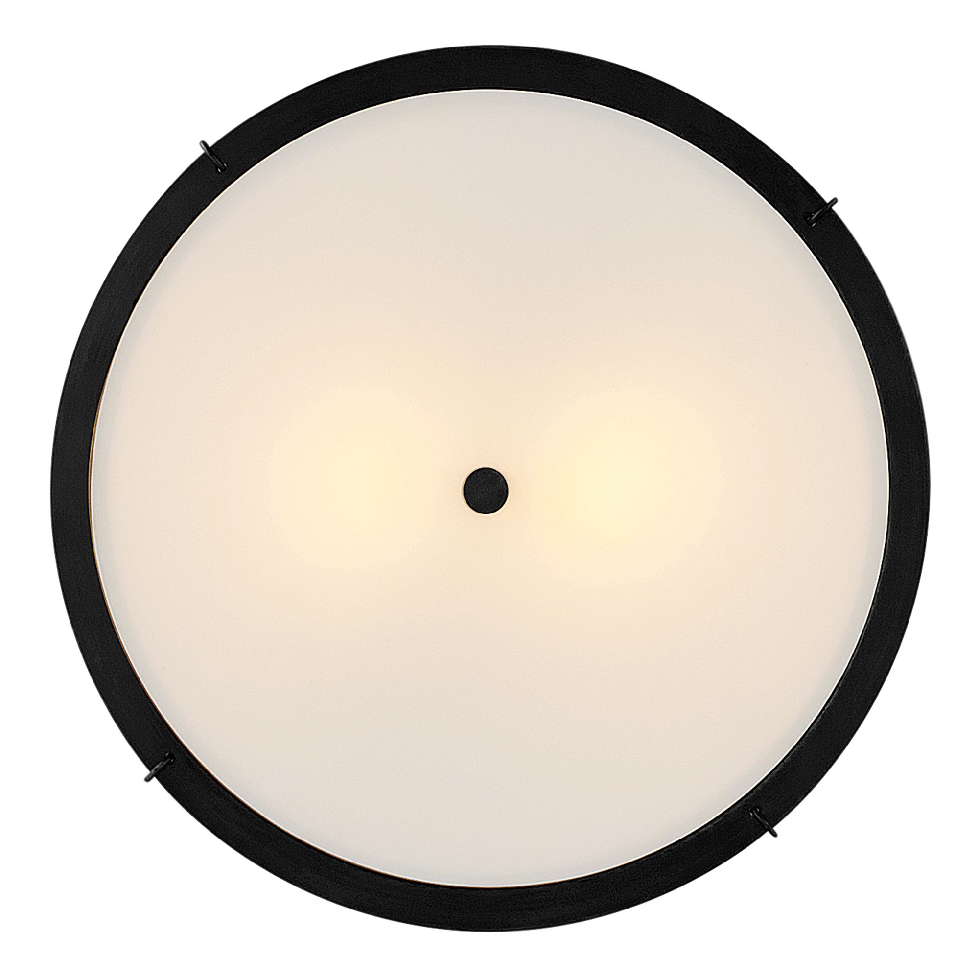 Image 5 Hinkley Foyer Clarke Medium Semi Flush Mount 15" Black more views