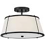1_Hinkley Foyer Clarke Medium Semi-Flush Mount Black