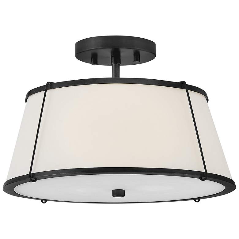 Image 2 Hinkley Foyer Clarke Medium Semi-Flush Mount Black more views