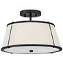 2_Hinkley Foyer Clarke Medium Semi-Flush Mount Black more views