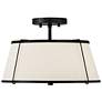 3_Hinkley Foyer Clarke Medium Semi-Flush Mount Black more views