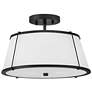 4_Hinkley Foyer Clarke Medium Semi-Flush Mount Black more views