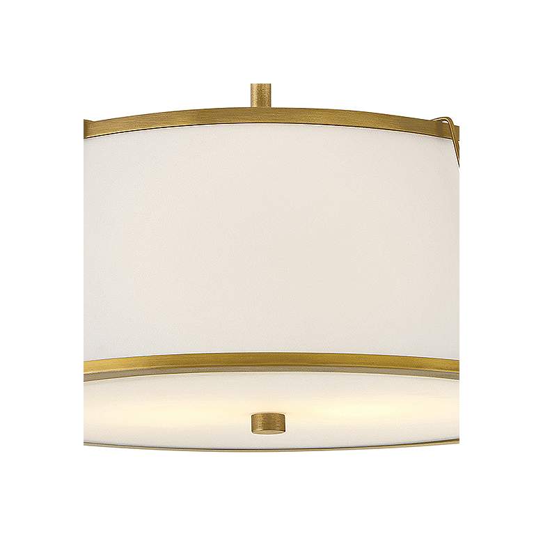 Image 2 Hinkley Foyer Clarke Medium Semi-Flush Mount Lacquered Dark Brass more views