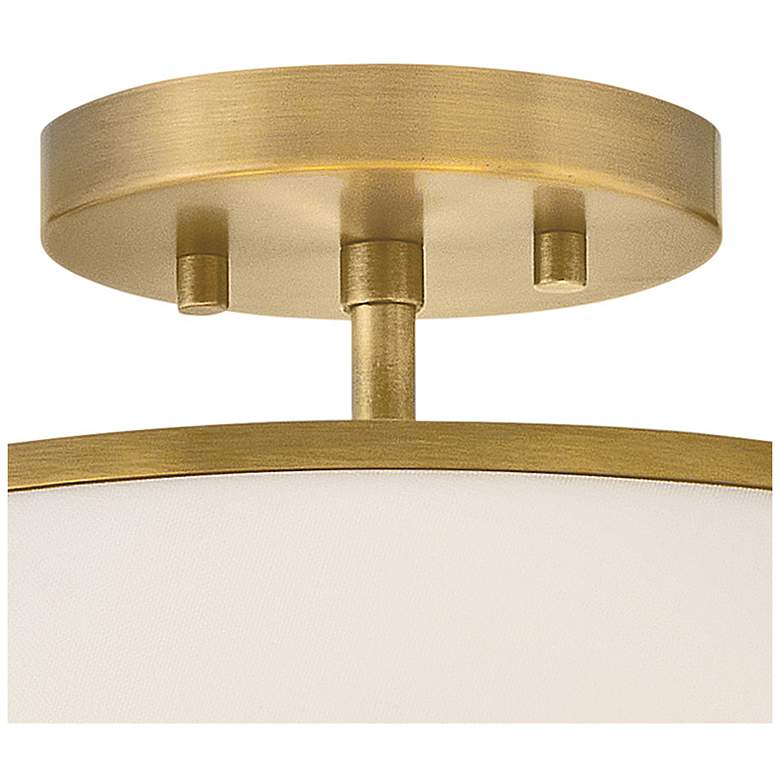 Image 7 Hinkley Foyer Clarke Medium Semi-Flush Mount Lacquered Dark Brass more views