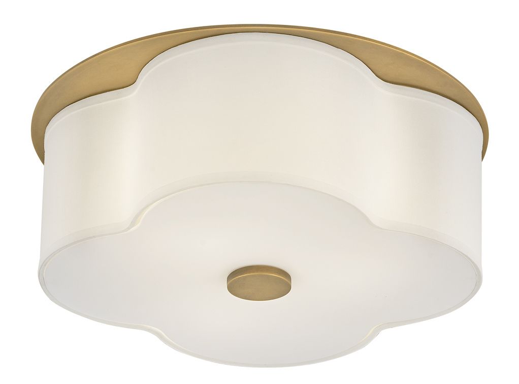 Image 6 Hinkley Foyer Delaney Medium Flush Mount 20" Heritage Brass more views