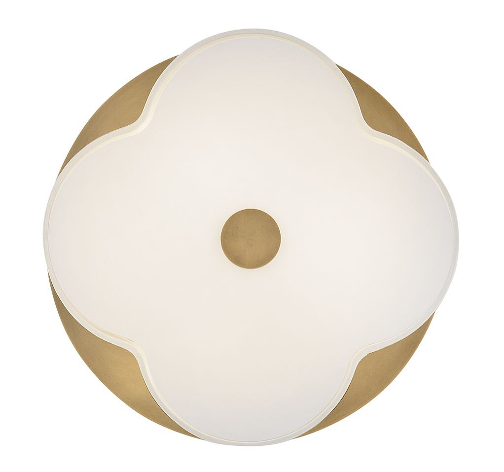 Image 7 Hinkley Foyer Delaney Medium Flush Mount 20" Heritage Brass more views