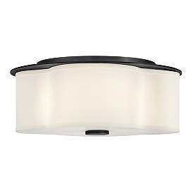 Image5 of Hinkley Foyer Delaney Medium Flush Mount Black more views