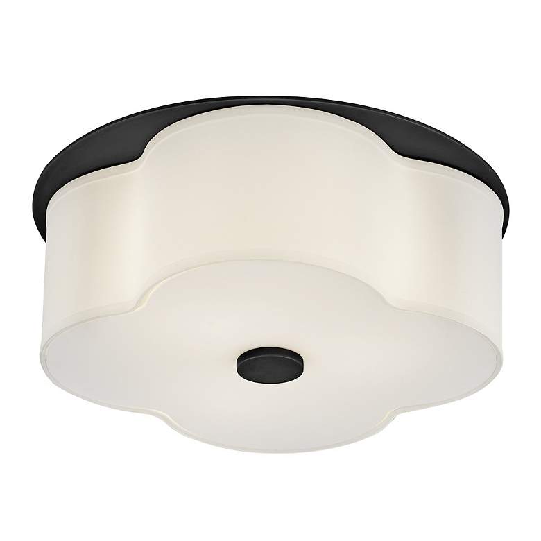 Image 6 Hinkley Foyer Delaney Medium Flush Mount Black more views