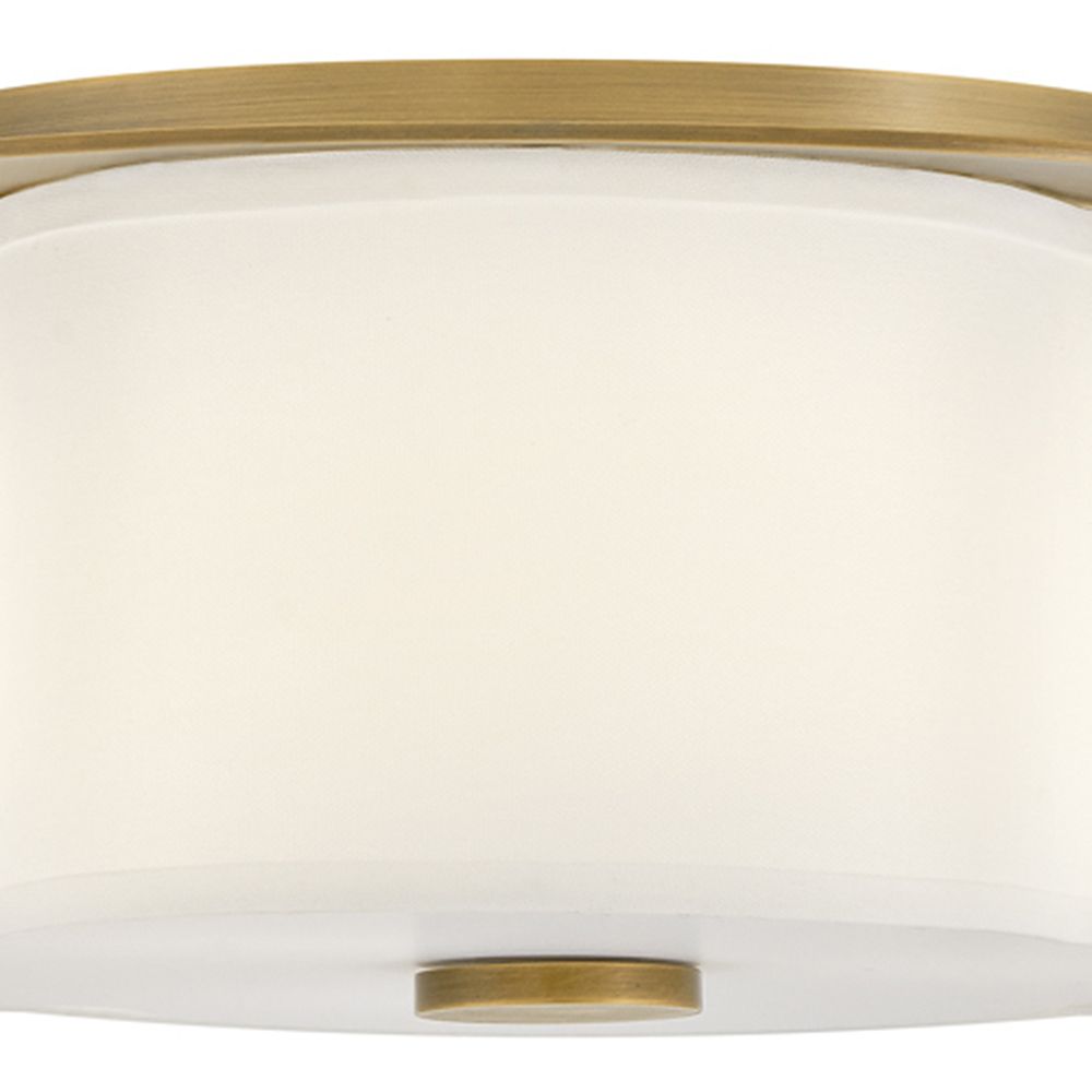 Hinkley Foyer Delaney Medium Flush Mount Heritage Brass