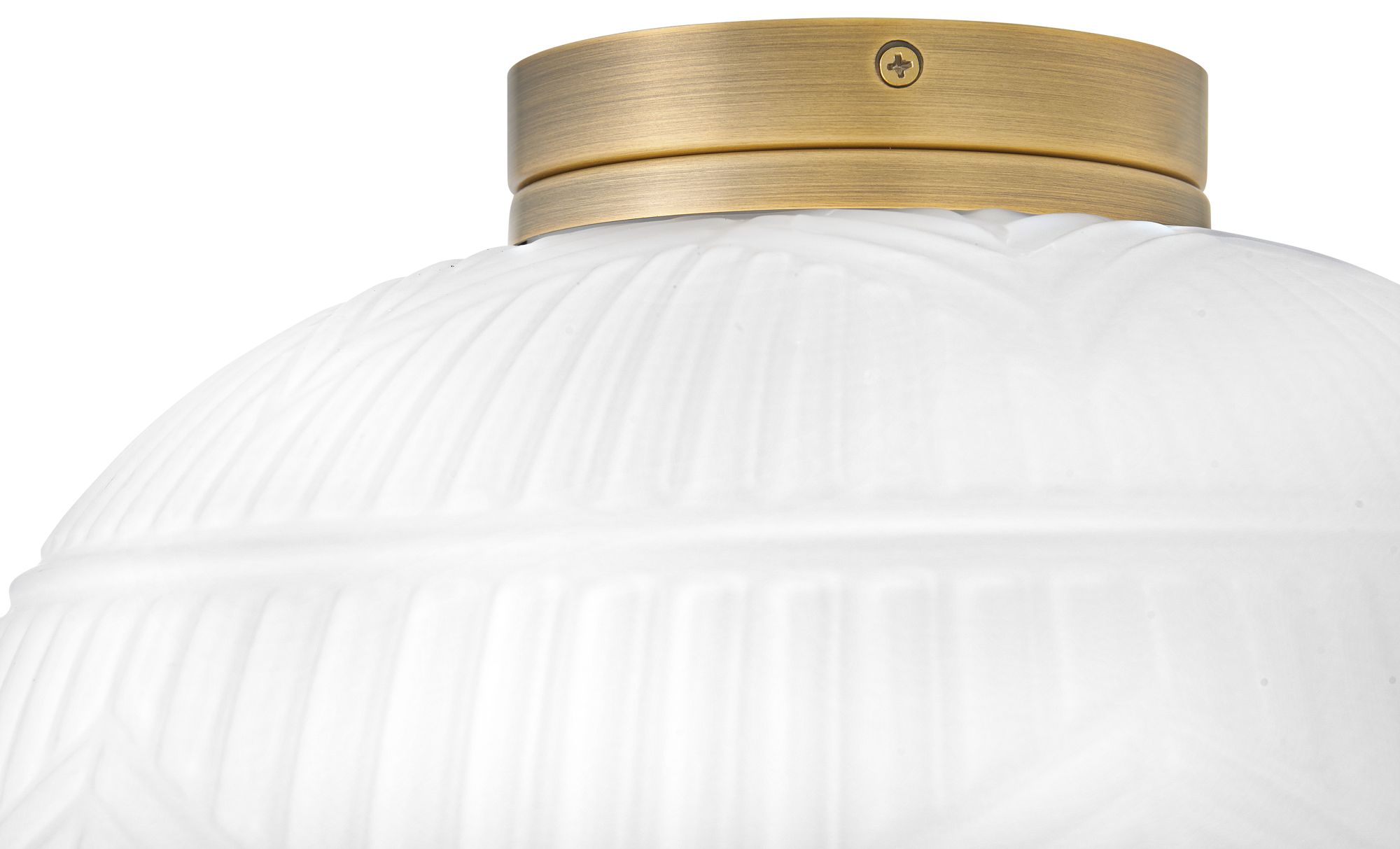 Image 7 Hinkley Foyer Devon Small Flush Mount 13.25" Lacquered Brass more views