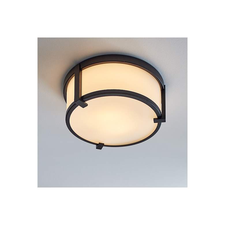 Image 1 Hinkley - Foyer Lowell Extra Large Flush Mount- Black