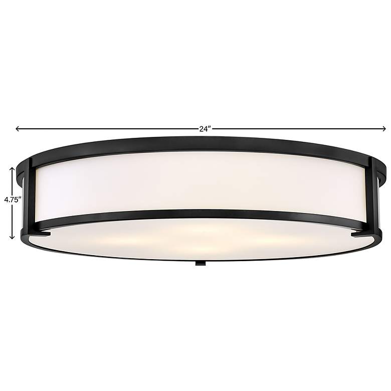 Image 6 Hinkley - Foyer Lowell Extra Large Flush Mount- Black more views