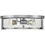 5_HINKLEY FOYER LOWELL Large Flush Mount Chrome with Clear glass more views